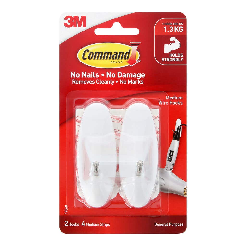 Command Wire Hook Medium - 2 Pack