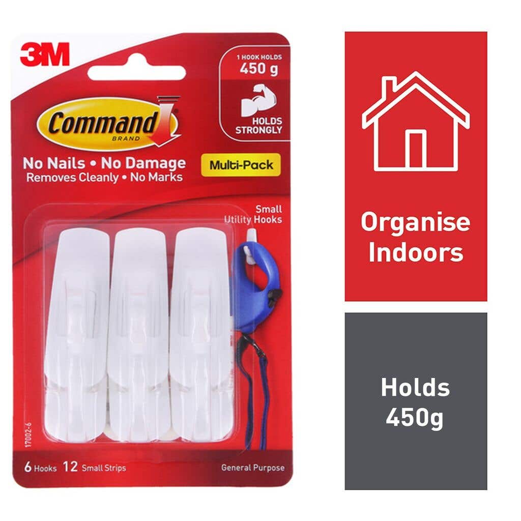 Command Hook Small - 6 Pack