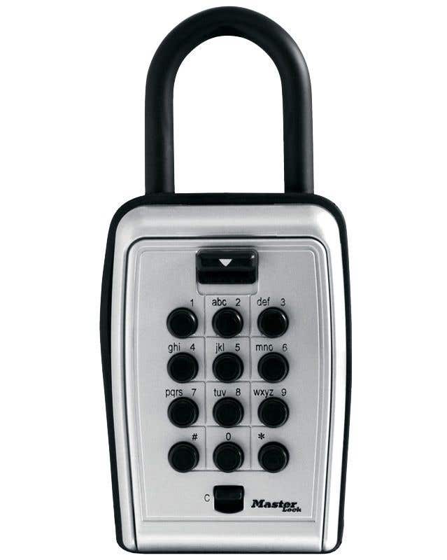Master Lock Portable Push Button Key Safe