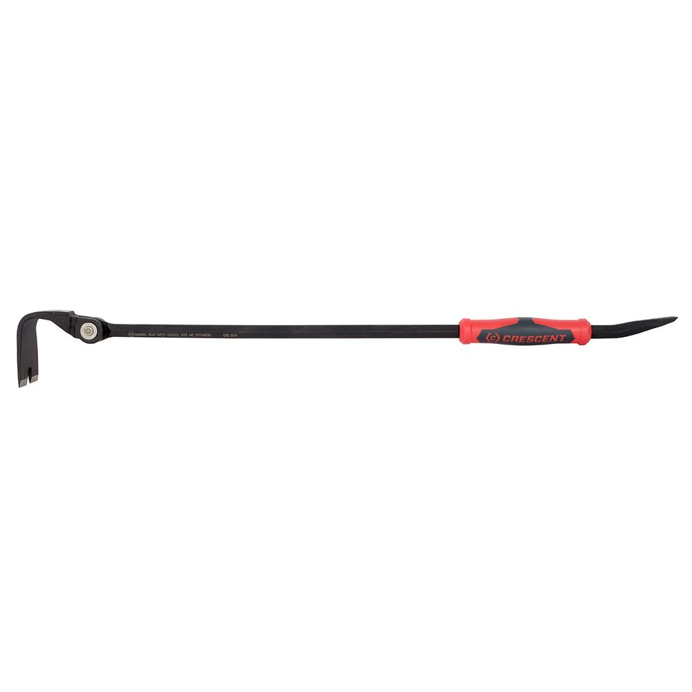 Crescent 760mm/30? Code Red Indexing Head Pry Bar With Nail Puller