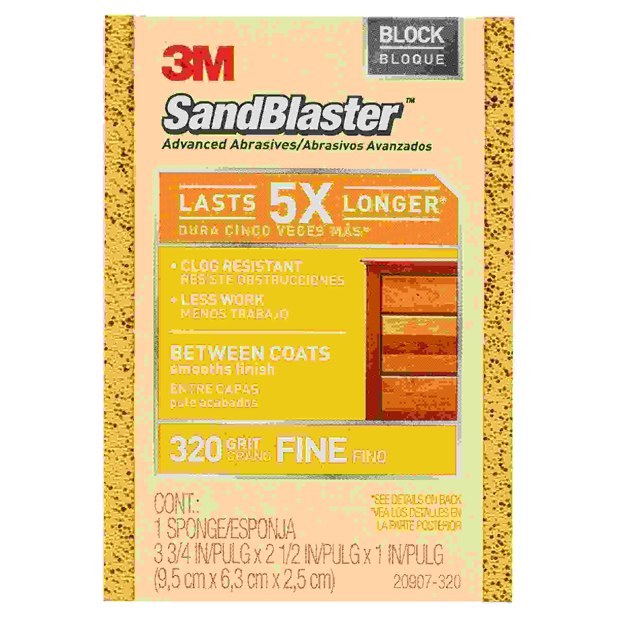 Sandblaster Sanding Block 320 Grit