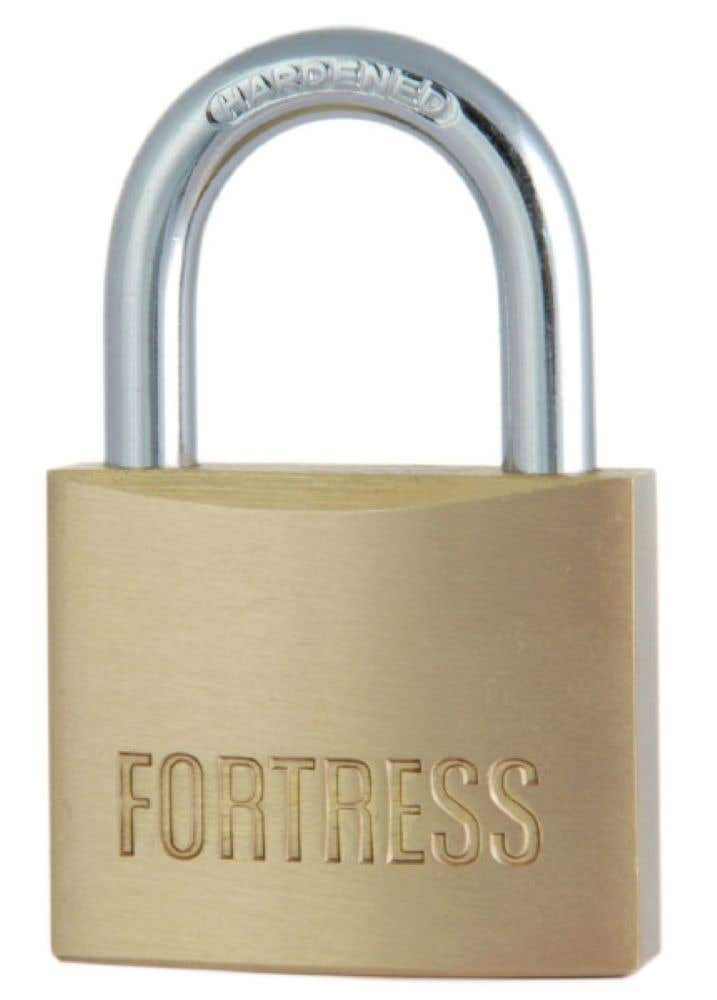 Master Lock Fortress Padlock Brass