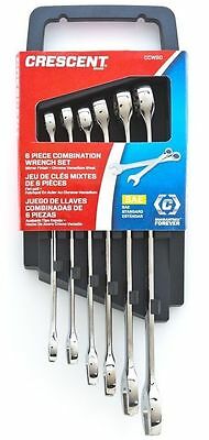 Crescent 6 Pcs 12 Point Sae Combination Wrench Set Ccws0