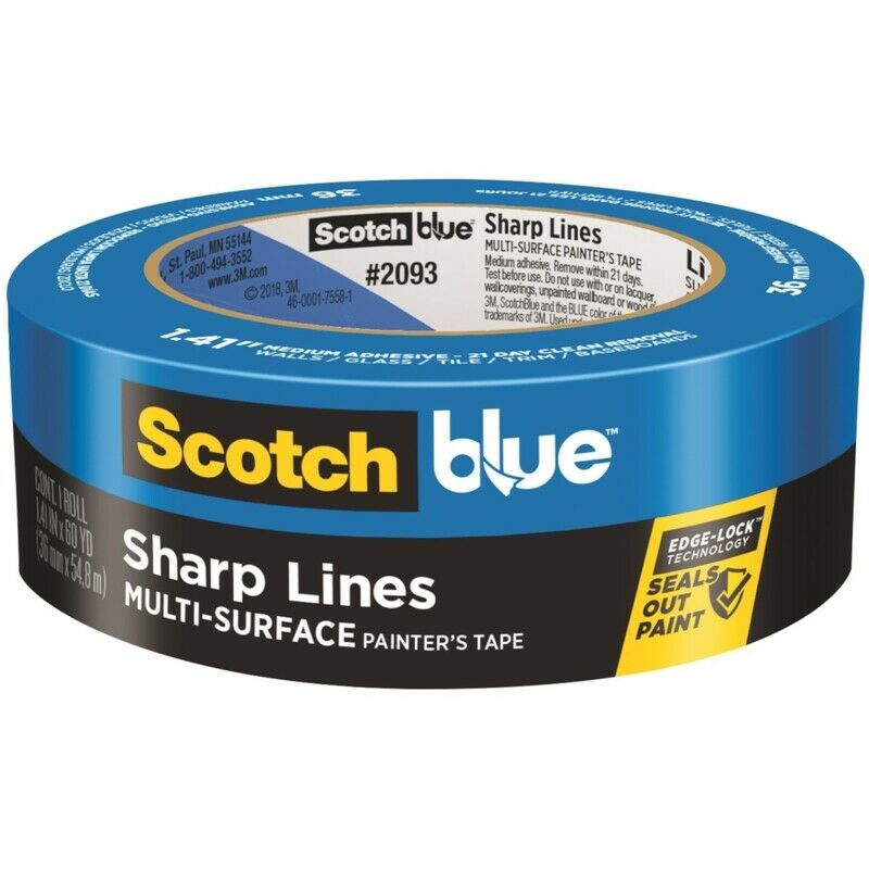 Scotch Blue Sharp Lines Multi-Surface Masking Tape 36mm x 55m