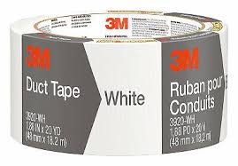 3M Duct Tape White 48mm x 18.2m