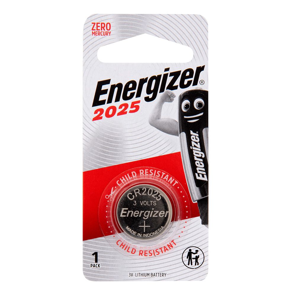 Energizer Cr2025 3V Lithium Coin Battery - 1 Pack