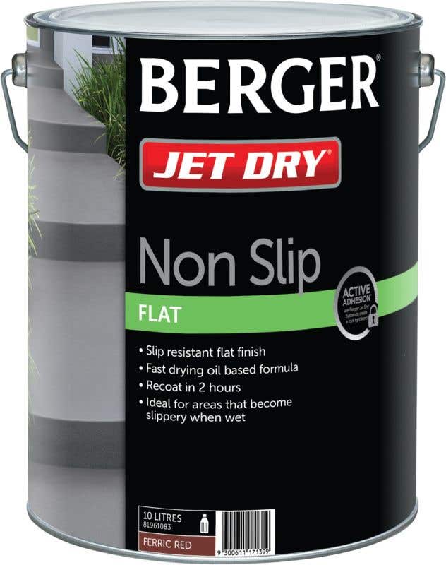 Berger Jet Dry Non Slip 10L Red