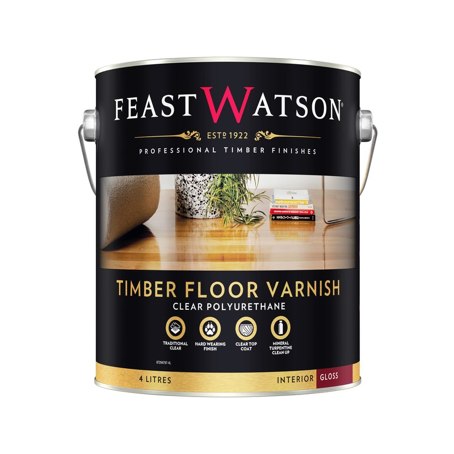 Feast Watson Timber Floor Varnish Gloss 4L