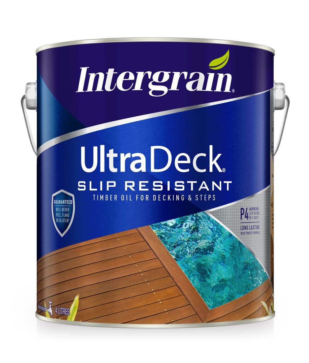 Intergrain UltraDeck Slip Resistant Decking Oil Natural 4L