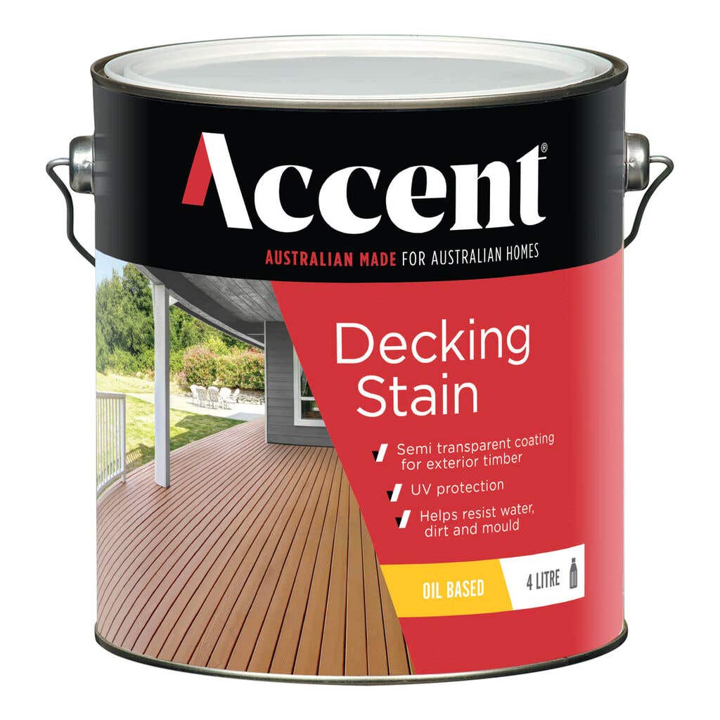 Accent Decking Stain Oil Based Merbau 4L
