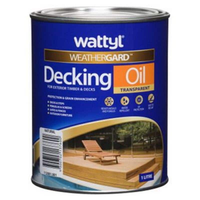 Weathergard Decking Oil Natural 1L