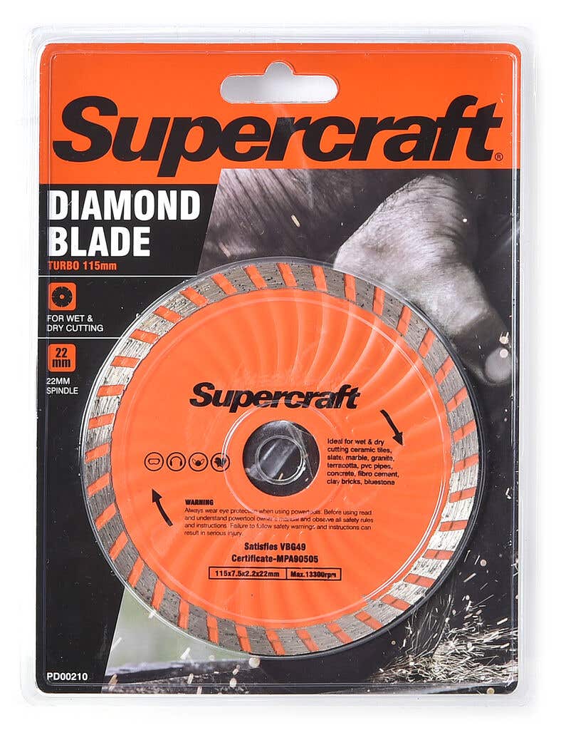 Supercraft Turbo Diamond Blade 115mm
