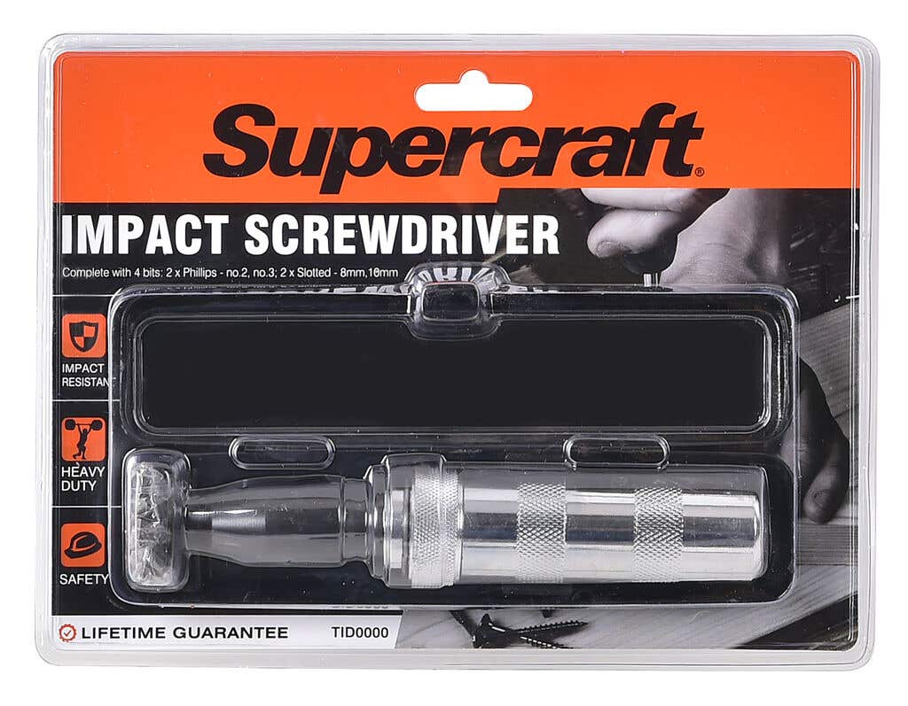 Supercraft Screwdriver Impact Set