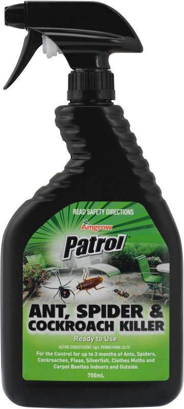 Amgrow Patrol Ant/Spider/Cockroach Killer 750ml