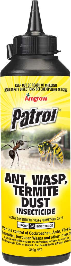 Amgrow Patrol Insecticide Ant/Wasp/Termite Dust 350g