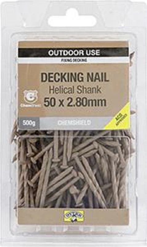 Otter Nail Titadeck Helical Chemshield 50x2.80mm (500G)