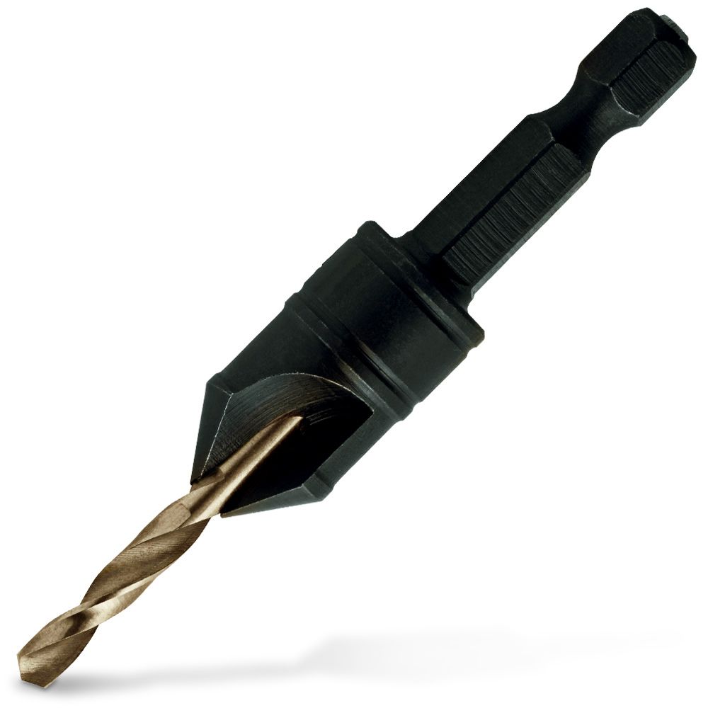 P&N Quickbits 1/8Inch Hss Drill & Countersink For Wood