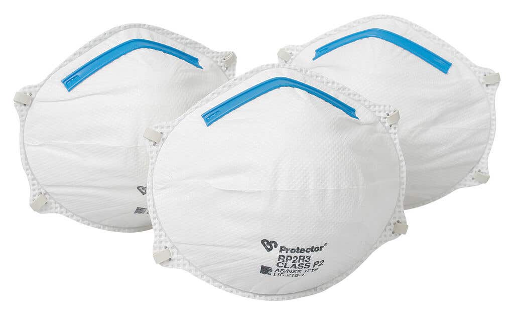 Protector Disposable Respirators - 3 Pack