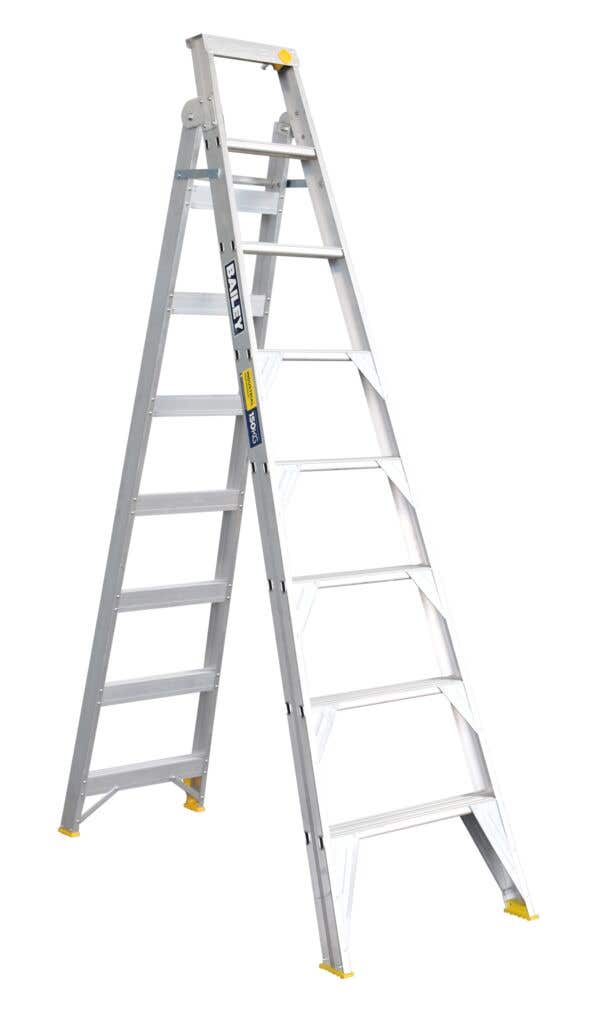 Bailey Pro Dual Purpose Ladder Industrial 150kg 2.4M - 4.4M