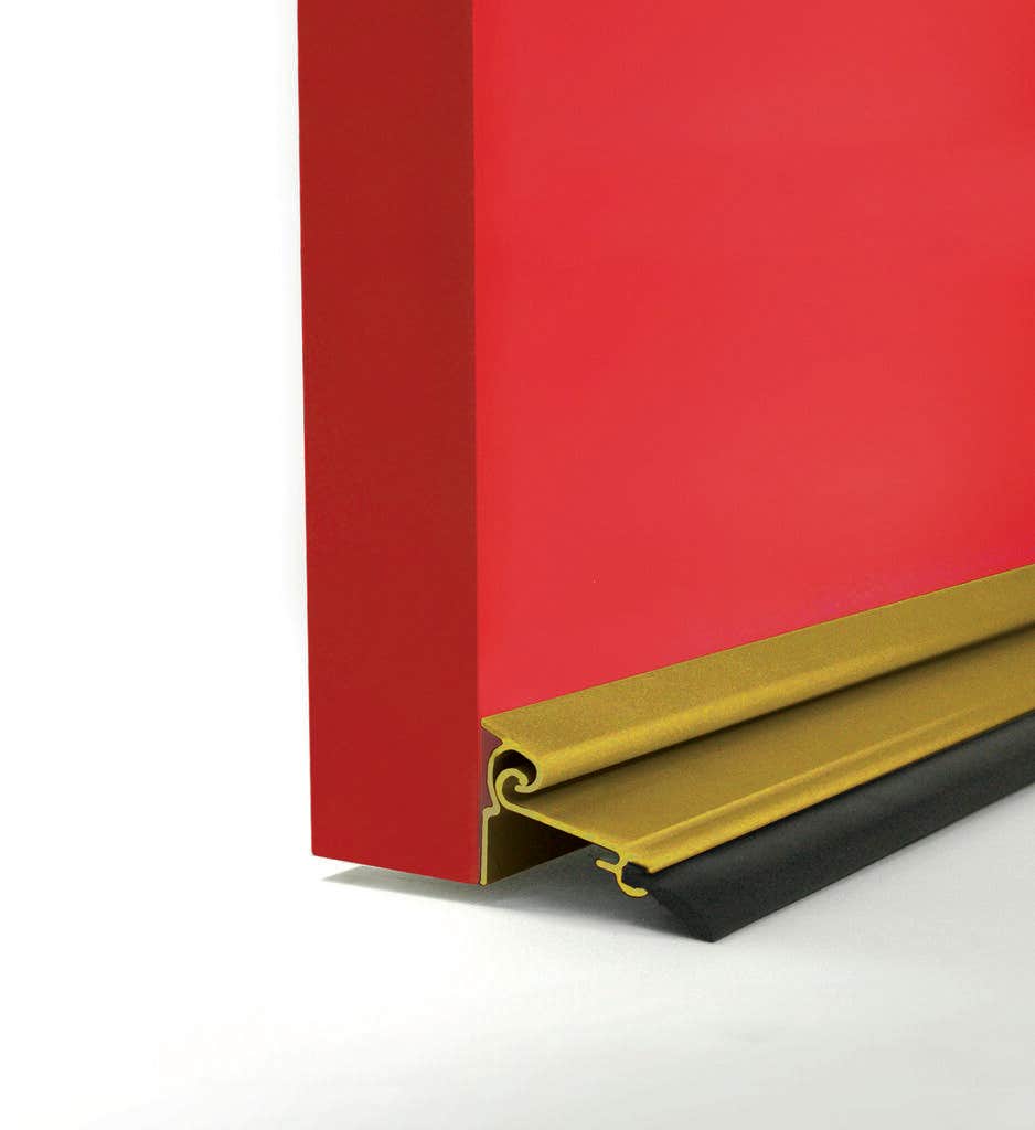 Cowdroy Anodised Automatic Door Seal Gold 1220mm