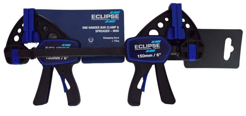 Eclipse One Handed Bar Clamp Mini 150mm - 2 Pack