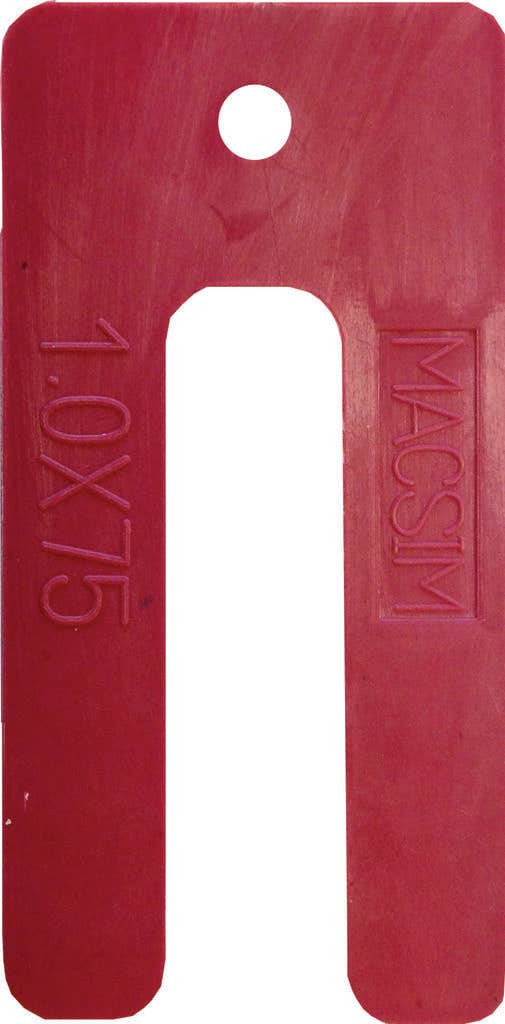 Macsim Window Packers Red 1.0 x 75mm - 200 Pack