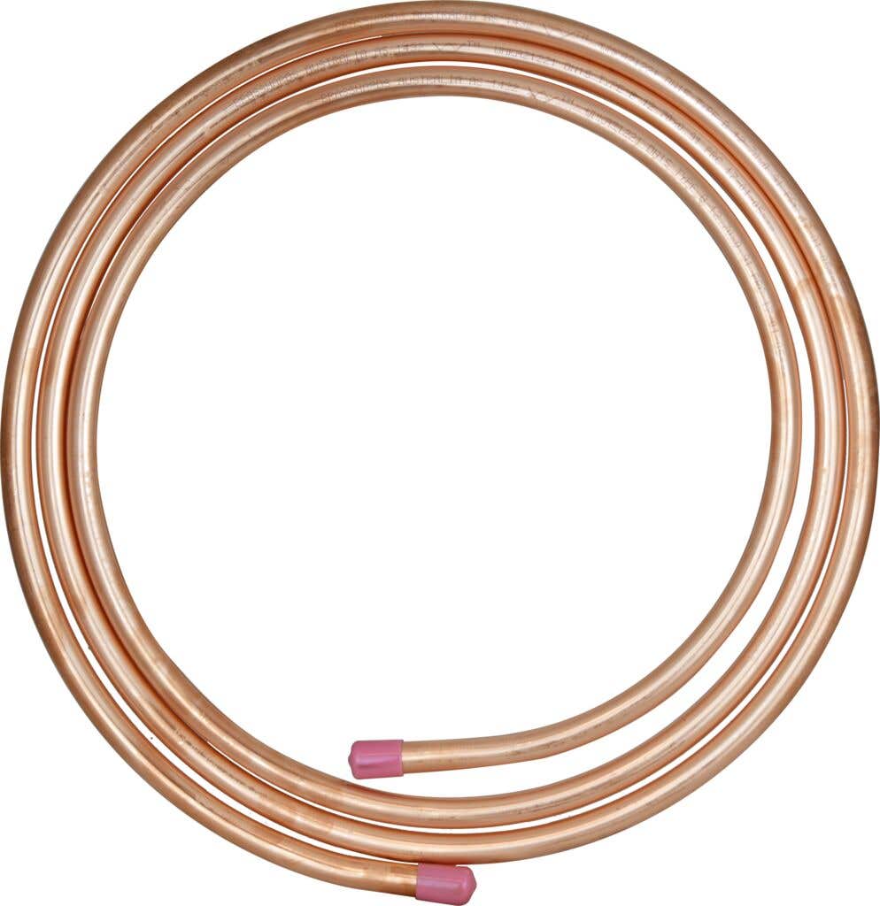 Brasshards Copper Tube Type B Annealed 3/4" 19.05 x 1.02 3m Coil