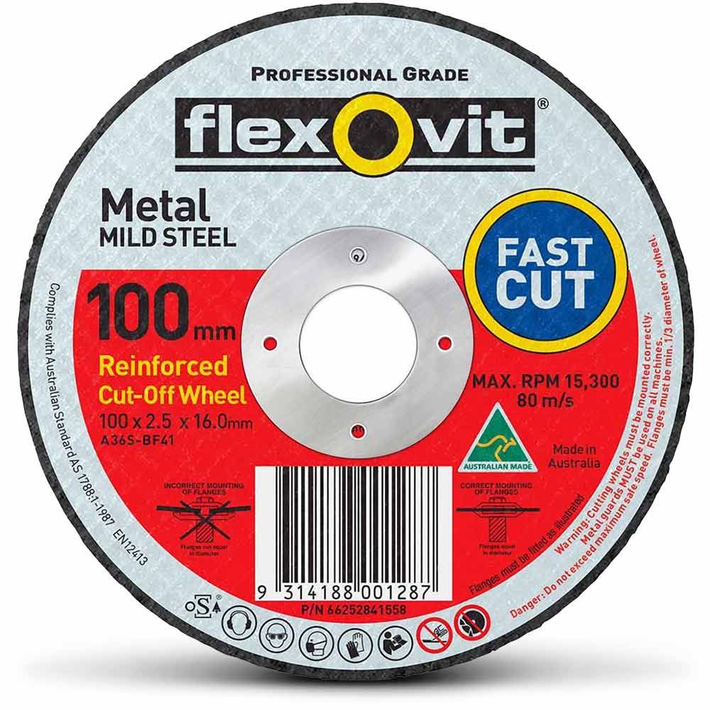 Flexovit Metal Cut Off Wheel - 2.5mm Thickness