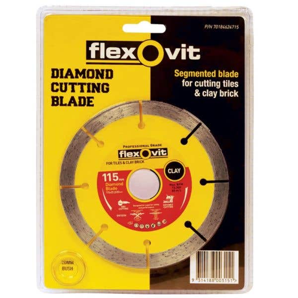 Flexovit Diamond Blade Tile/Brick 115mm