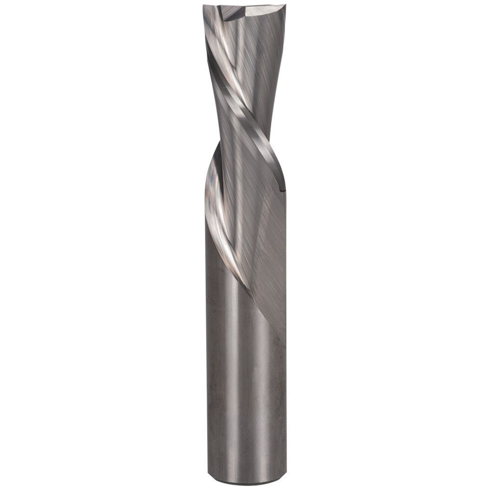 Carbitool 1/2Inch Tc Straight Down-Cut Finishing Spiral Router Bit For Wood - 1/2Inch Shank