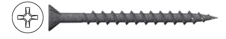 Otter Treated Pine Countersunk Head Phillips Drive - Galvanised Screw 8g x 30mm - 1000 Pack