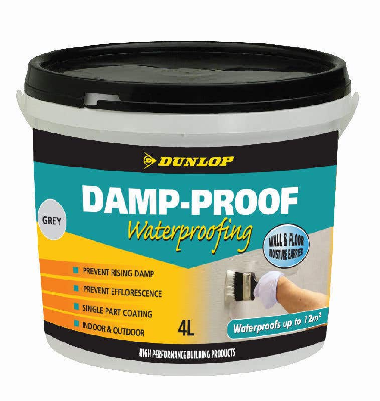 Dunlop 4 Litre Damp Proof Waterproofing