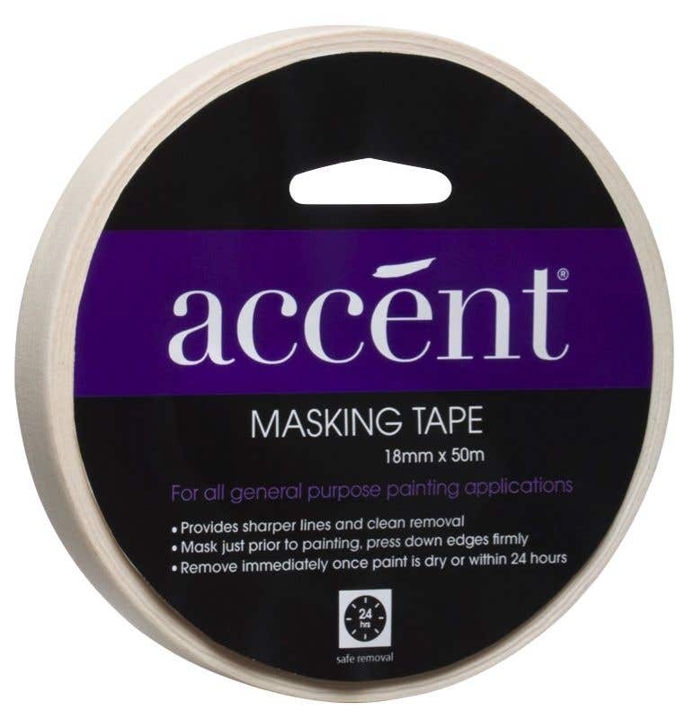 Accent® Masking Tape 18mm x 50m
