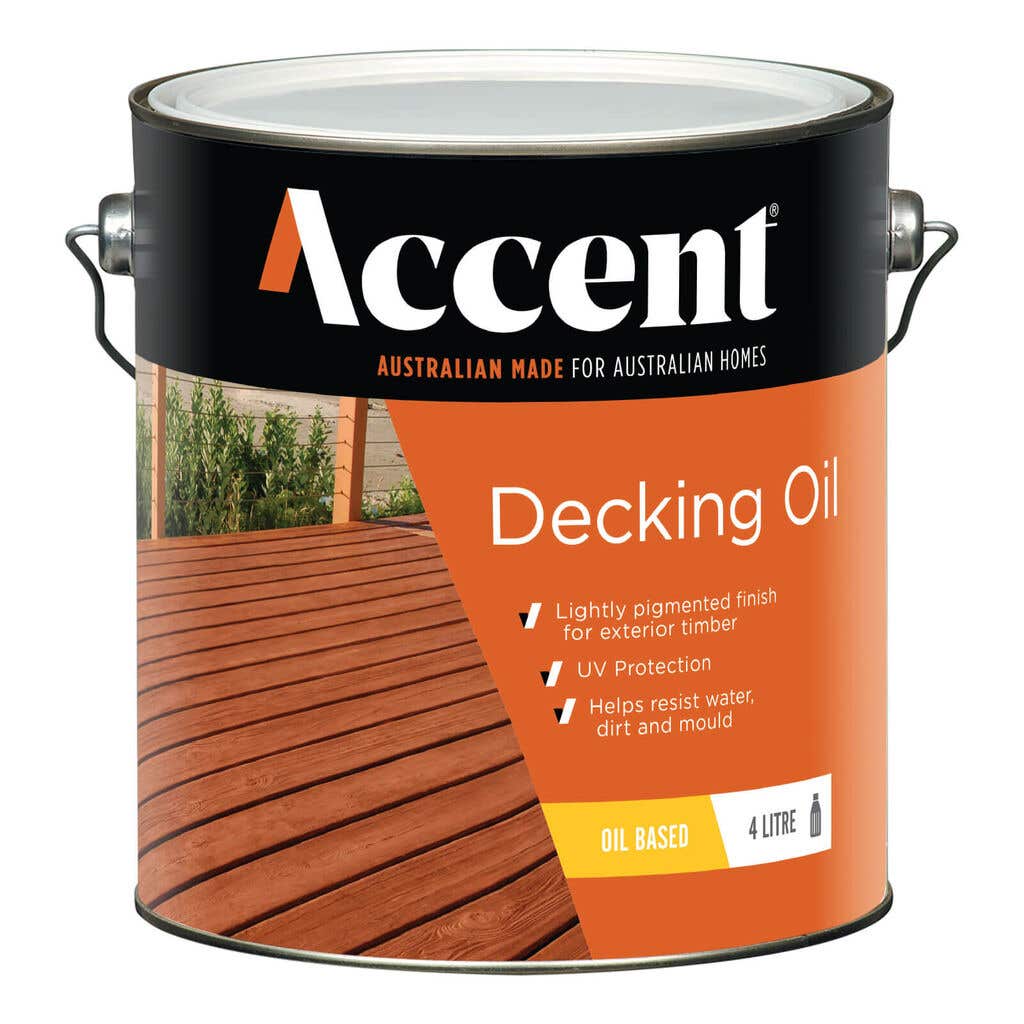 Accent Oil Based Decking Oil Natural 4L