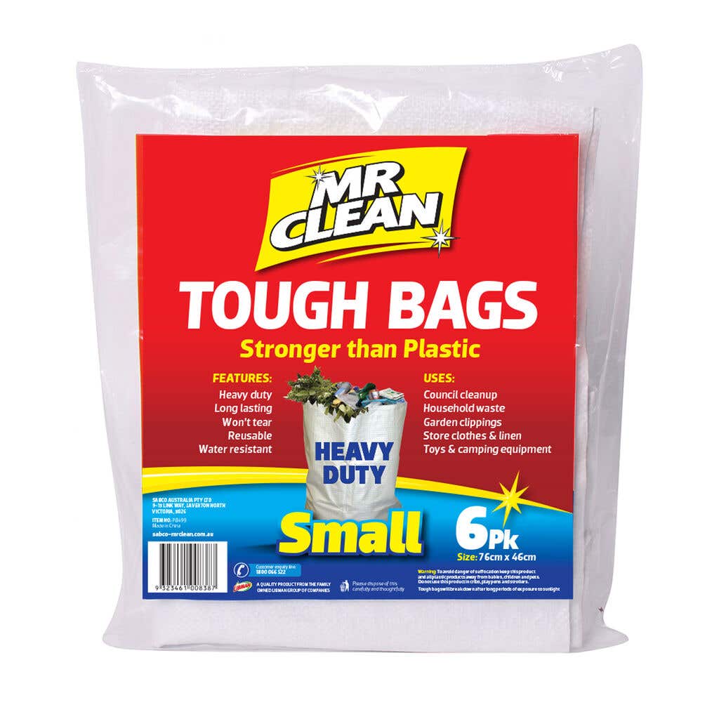 Mr Clean Tough Bag Small - 6 Pack
