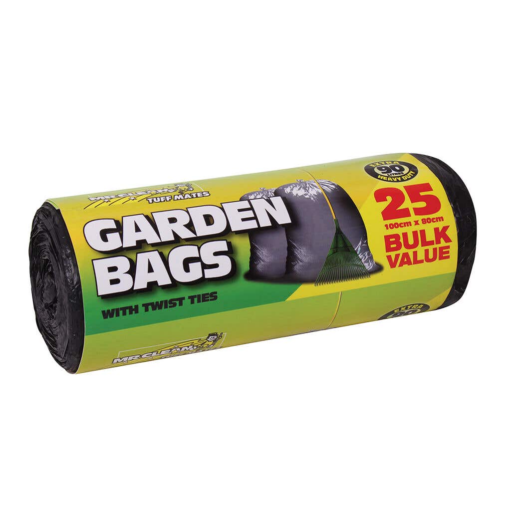 Mr Clean Garden Bag 90L - 25 Pack