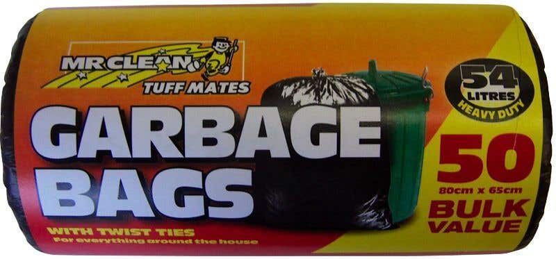 Mr Clean Garbage Bag 5L - 50 Pack