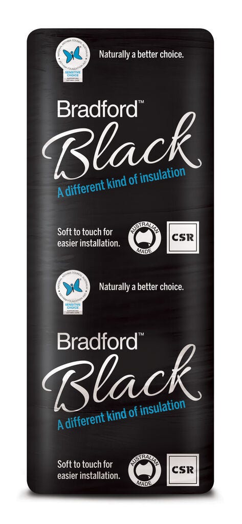 Bradford Black R3.5 Insulation Ceiling Batts 1160 x 430mm Pack 10