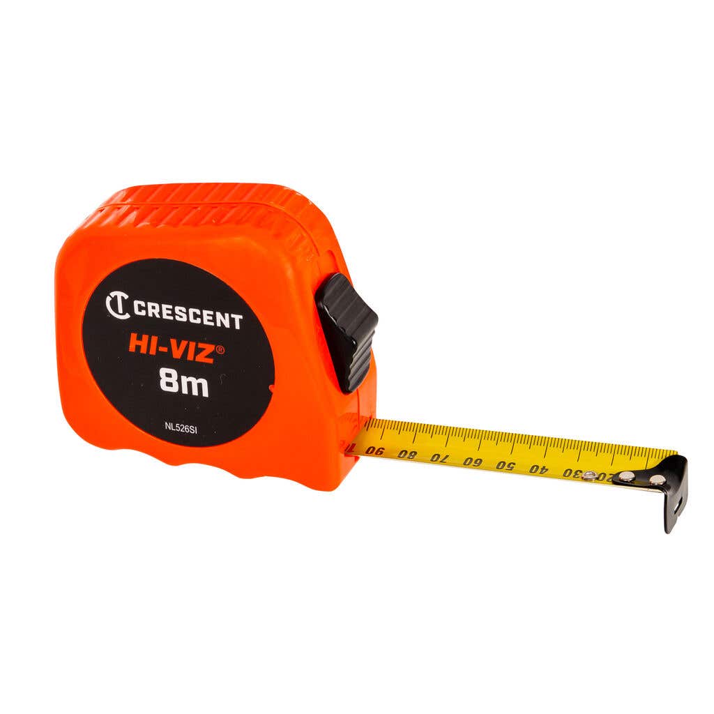 Crescent Hi-Viz Tape Measure 8m