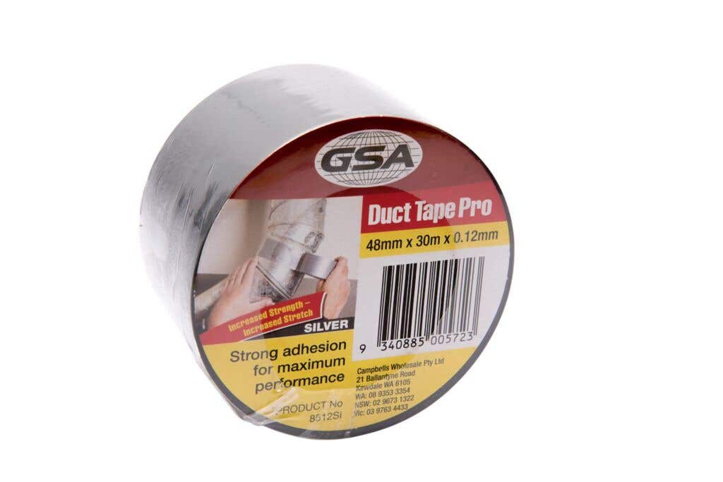 GSA Duct Tape Pro Silver 48mm x 30m x 0.12mm