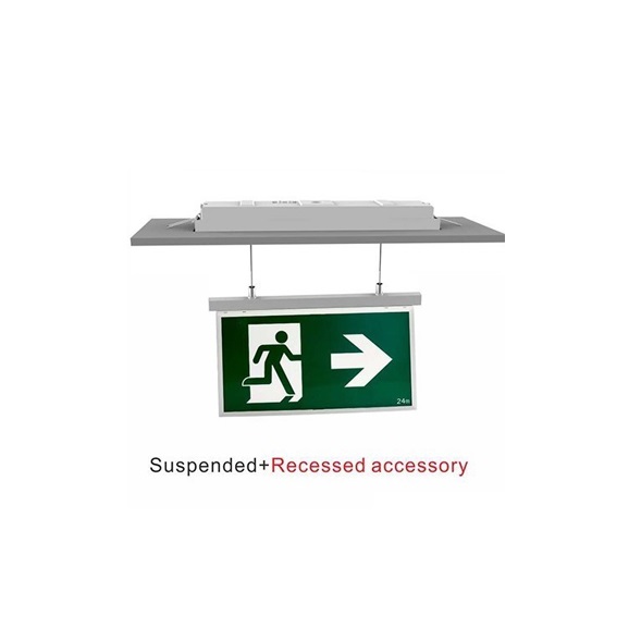 LAE 3W Self Testing Emergency Exit LED Light - Suspended