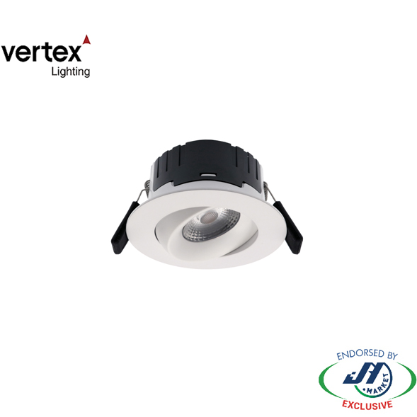 Vertex 10W 3000k Warm White Gimbal LED Downlight
