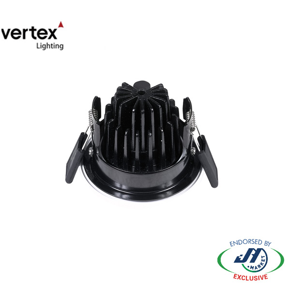 Vertex 8W 5000k Cool White Gimbal LED Downlight