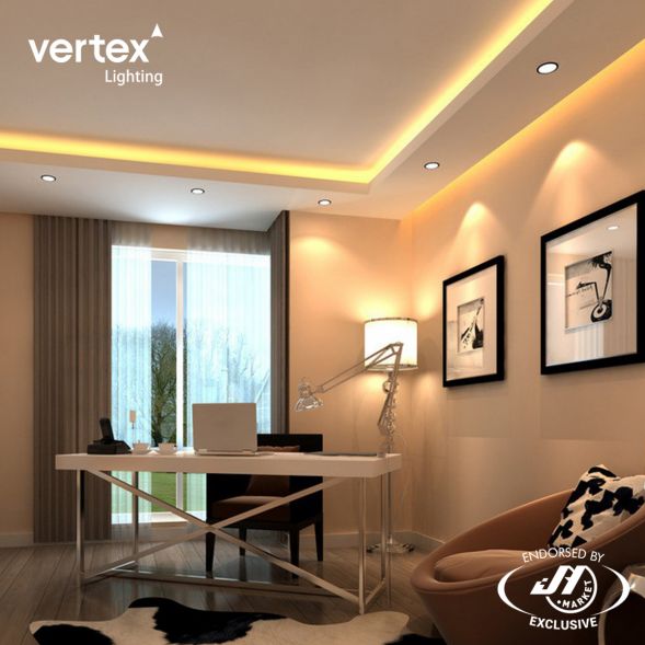 Vertex 8W Anti-glare 3000k Warm White LED Downlight