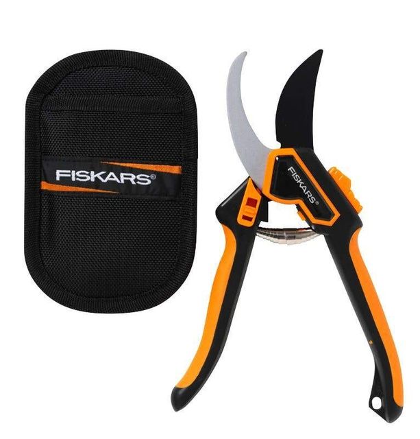 Fiskars Euro Bypass Secateurs with Holster Large