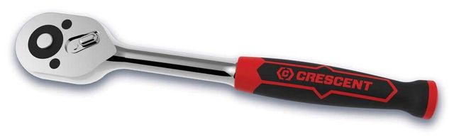 Crescent Drive 72-Tooth Quick Release Dual Material Teardrop Ratchet 12-1/2''