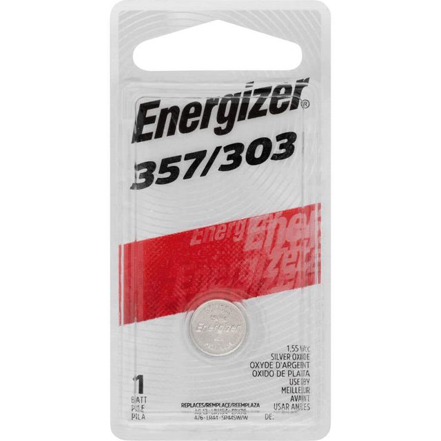 Energizer Battery Coin Cell 357/303 1.5V - 1 Pack