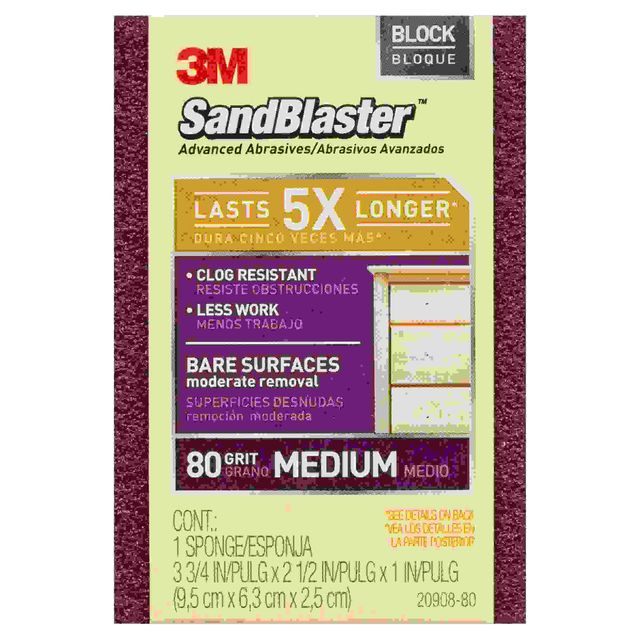 Sandblaster Sanding Block 80 Grit