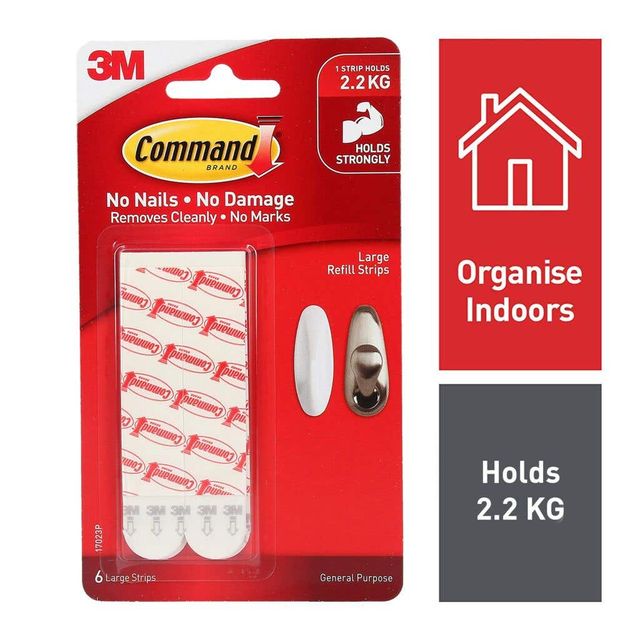 Command Picture Mounting Strips Large - 6 Pack