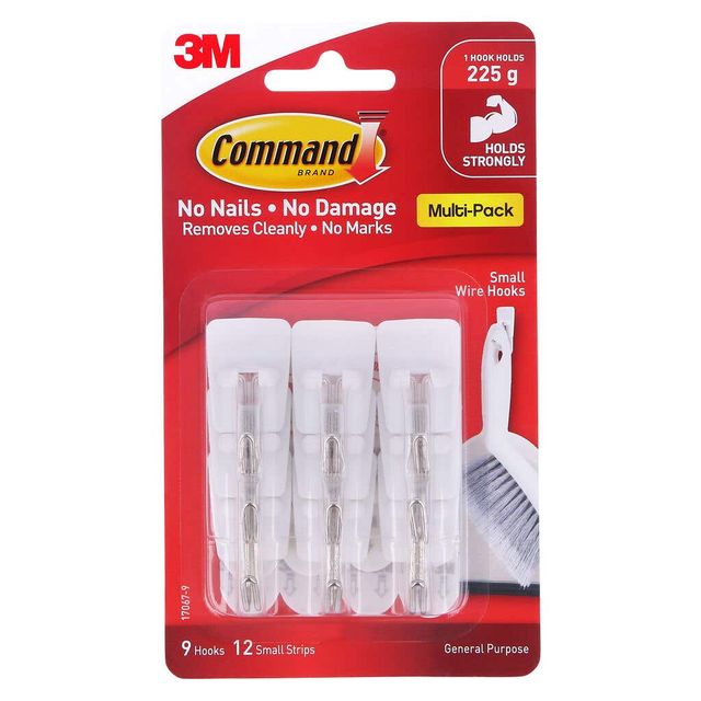 Command Wire Tip Hook Small - 9 Pack